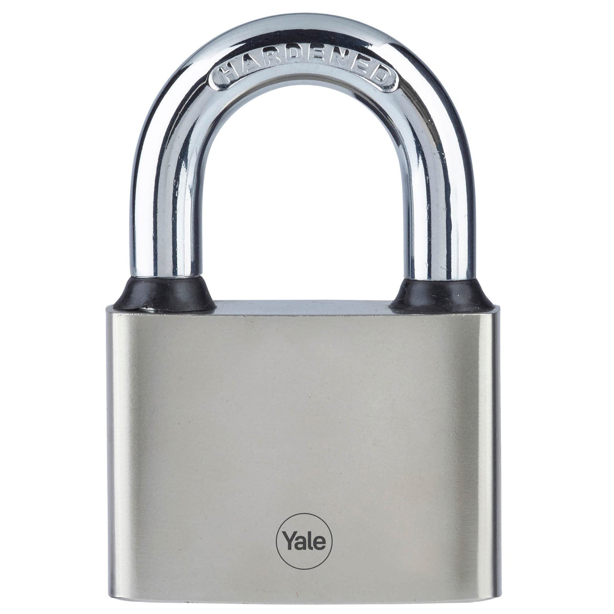 Yale - Y112/70/137/1 Iron Disc Padlock 70mm - Nickel Plated - Hardened Steel Shackle - Extreme Corrosion Resistance for Outdoor use
