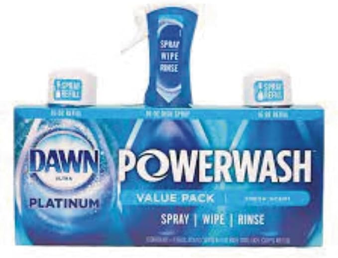 Dawn Platinum Powerwash Dish Spray Soap, Fresh Scent Refill- 16oz