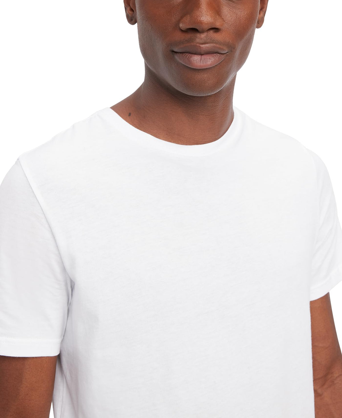 Tommy Hilfiger Men's 3-Pack Cotton Crew Neck T-Shirt, White, Medium