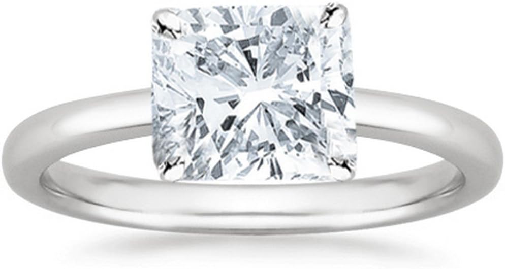 1 to 5 Carat LAB GROWN Solitaire IGI CERTIFIED Diamond Engagement Ring (E-F Color VS2-SI1 Clarity)