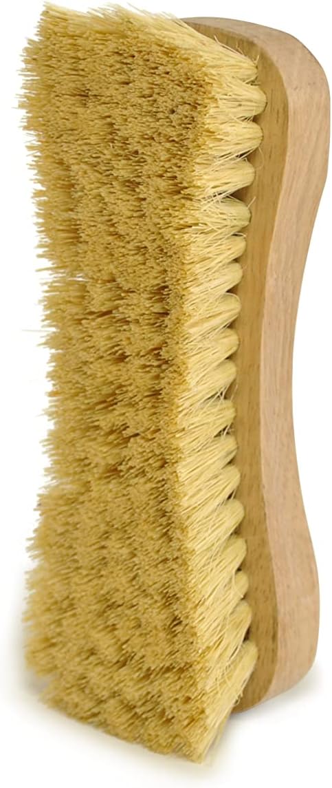All-Natural Wooden Scrub Brush Set |Tampico Bristle Brush for Cleaning | Scrub Brushes for Cleaning | Floor, Tub, Kitchen, and Carpet Brushes for Cleaning | Eco Friendly Cleaning Products | Pack of 2