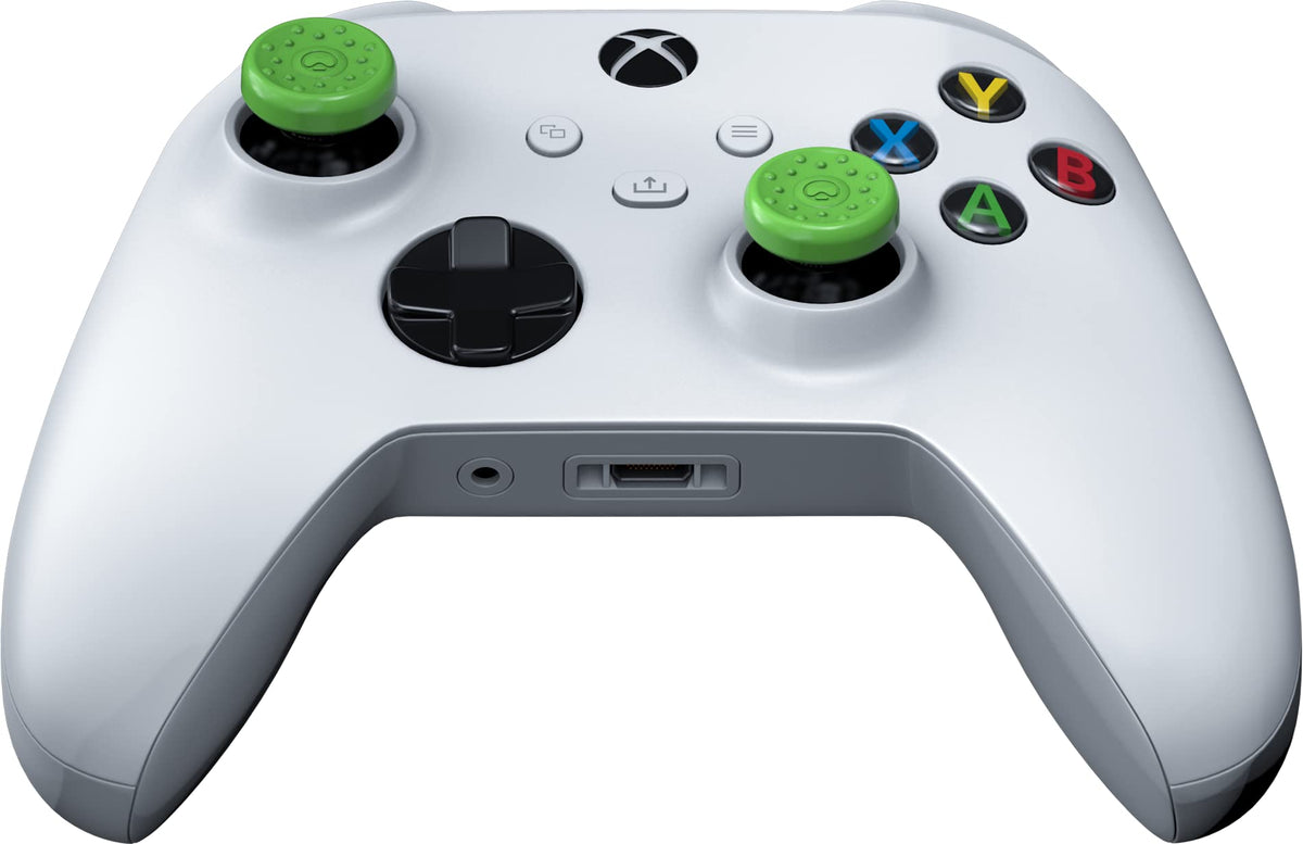 KontrolFreek No-Slip Thumb Grips for Xbox Series X (XBX) and Xbox One (XB1) Controller | 4-Pack | Green and Black