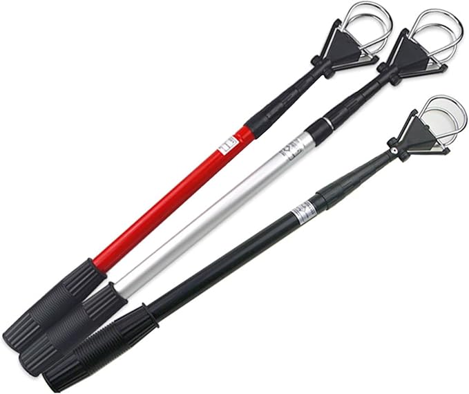 Golf Ball Retriever Telescopic Pick Up Tool Adjustable Aluminum Alloy Grabber Putter Device Tennis Ball Gatherer Extendable Function Suitable for