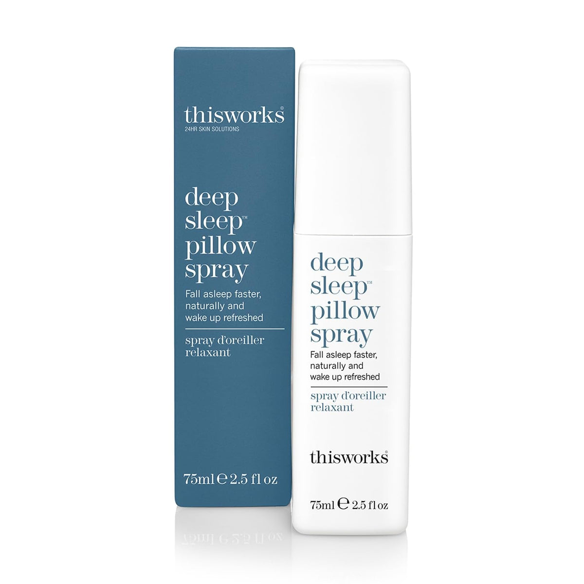 THISWORKS Deep Sleep Pillow Spray – Natural Relaxation Solution with Lavender for Stress & Anxiety Relief – 2.5 fl oz (Best Value, Most Popular Size)