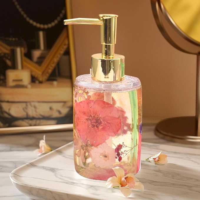 Bottle Resin Mold with Pump Soap Dispenser Resin Mold Perfume Bottle Silicone Molds for Epoxy Casting DIY Bottle Pen Flower Storage Candle Holder Home Decor
