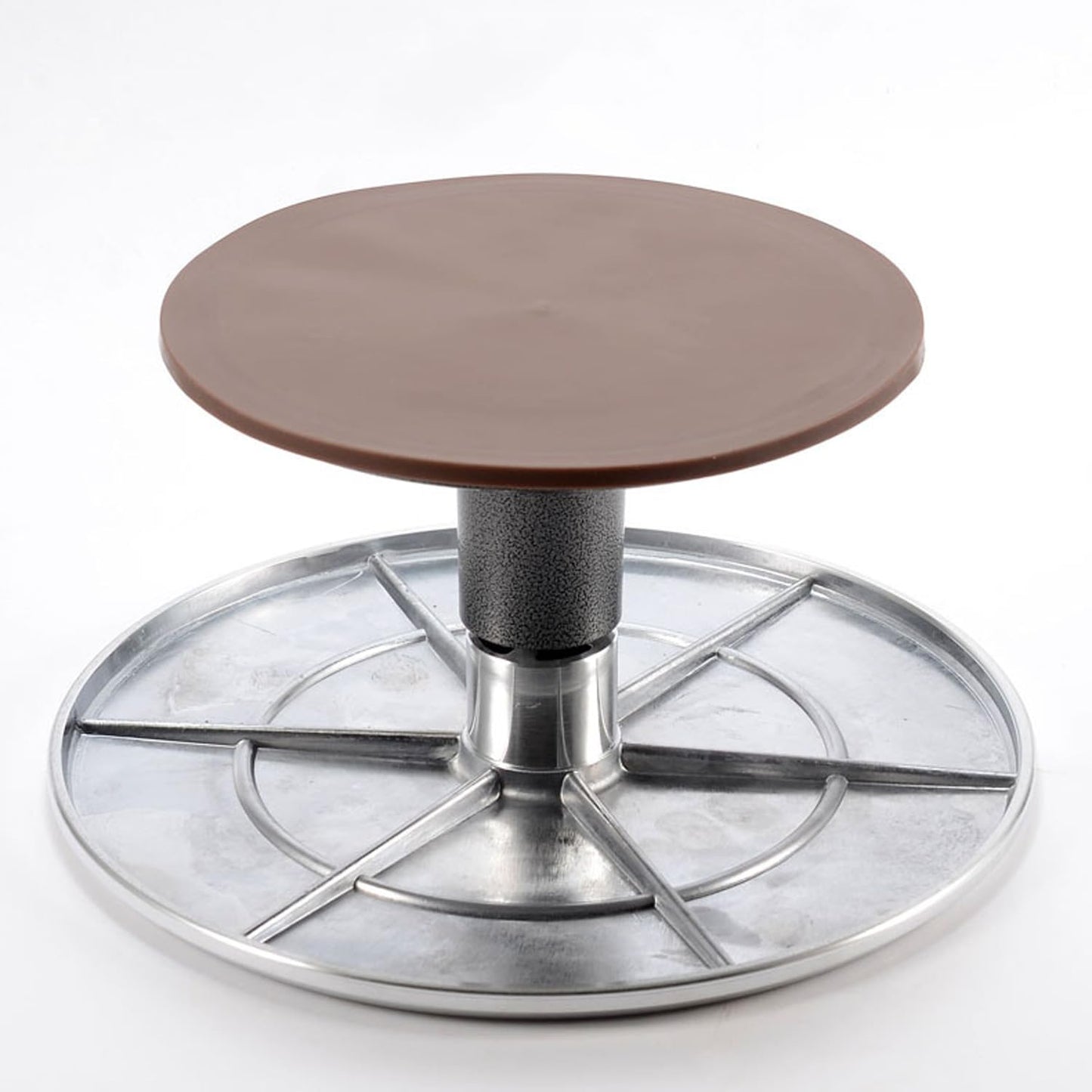 Rotating Cake Turntable, 14" Aluminum Revolving Cake Stand, Cake Spinner Display Tray Plate Tools Accessories for Baking Cupcakes, Pastries and Cake Decorations