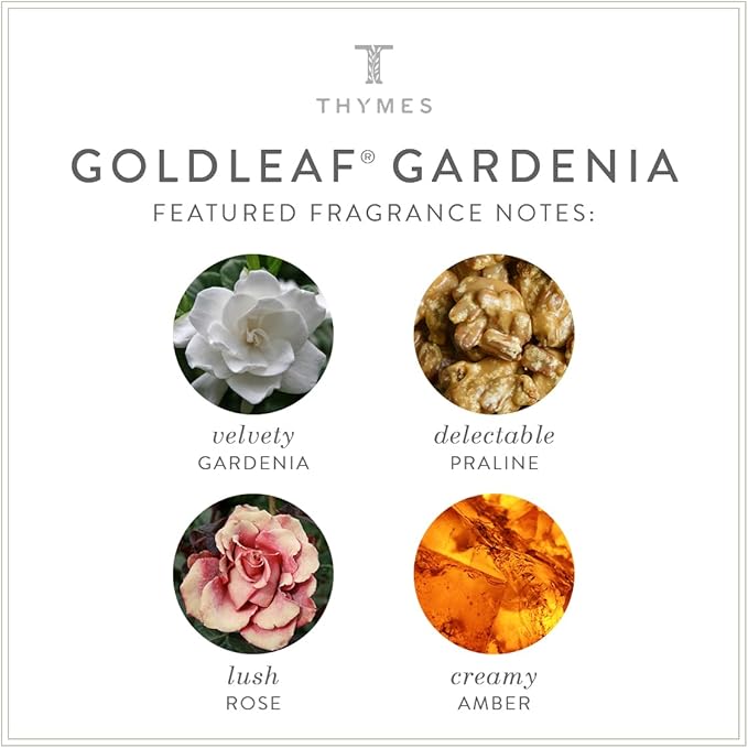 Thymes Goldleaf Gardenia Pura Smart Home Plug-in Diffuser Refills - Pack of 2