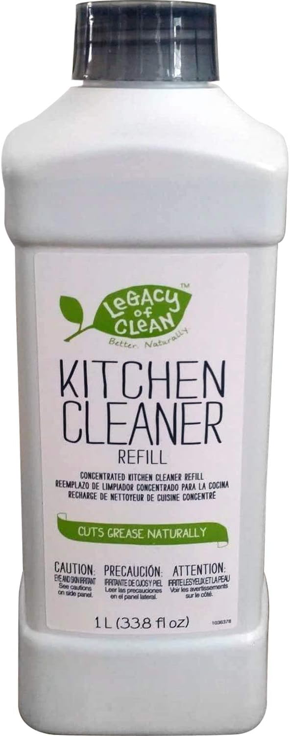 Legacy of Clean Ultra-Concentrated All Purpose Kitchen Cleaner Refill (33.8 Fl. Oz Makes 4 or More Refill Bottles)