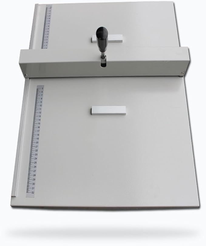18Inch Manual Creasing Machine Scoring Paper Desktop Paper Card Creaser Scorer with 2 Magnetic Blocks
