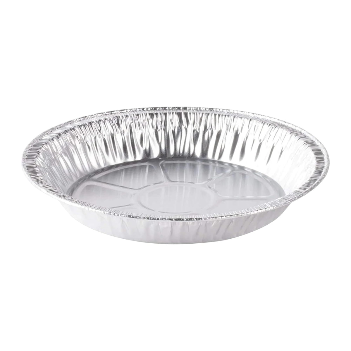 The Baker Celebrations Aluminum Foil Baking Pie Pans – 8 inch (7 inch Inner Diameter) Disposable Plates - Made in USA (Pack of 25)