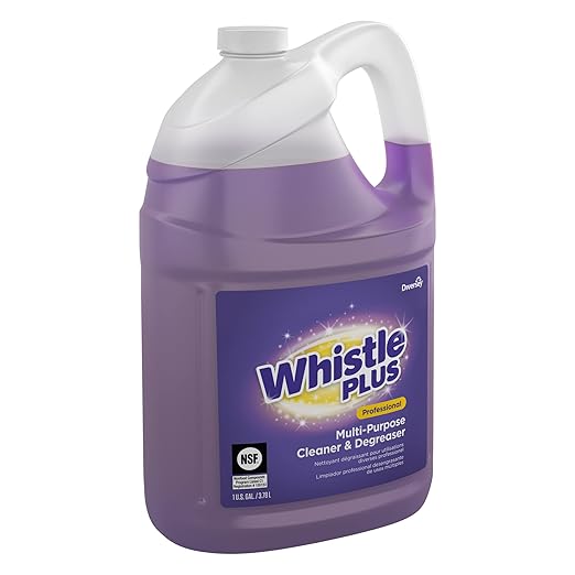 Diversey CBD540588 Whistle Plus Professional Multi Purpose Cleaner & Degreaser, Heavy Duty Stain Remover with Citrus Scent, Ready-to-Use Refill, 1-Gallon