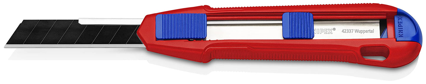KNIPEX Tools CutiX Universal Snap Knife, 6-1/2", Red/Blue