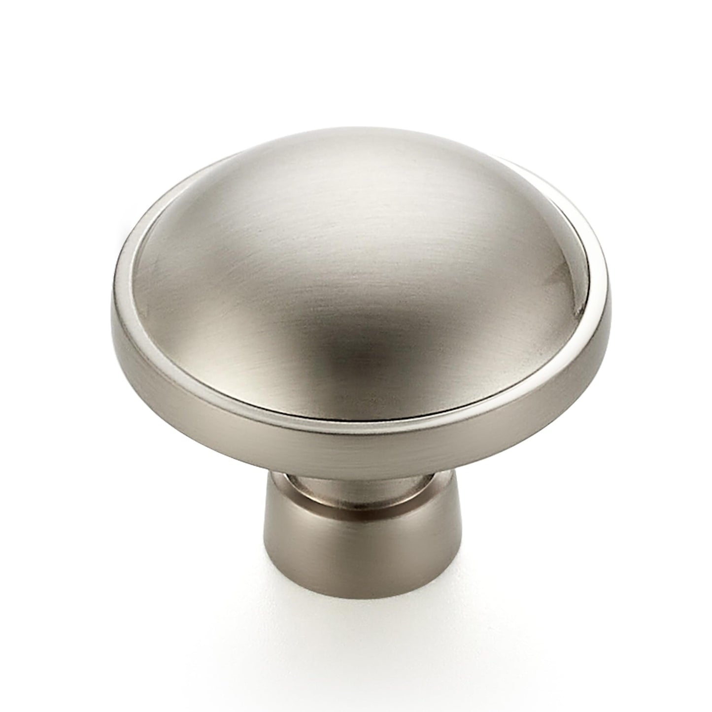 Ravinte 5 Pack 1-1/4 Inch Diameter Kitchen Cabinet Knobs Brushed Nickel Dresser Knobs Round Solid Cabinet Drawer Pulls for Kitchen Cupboard Hardware