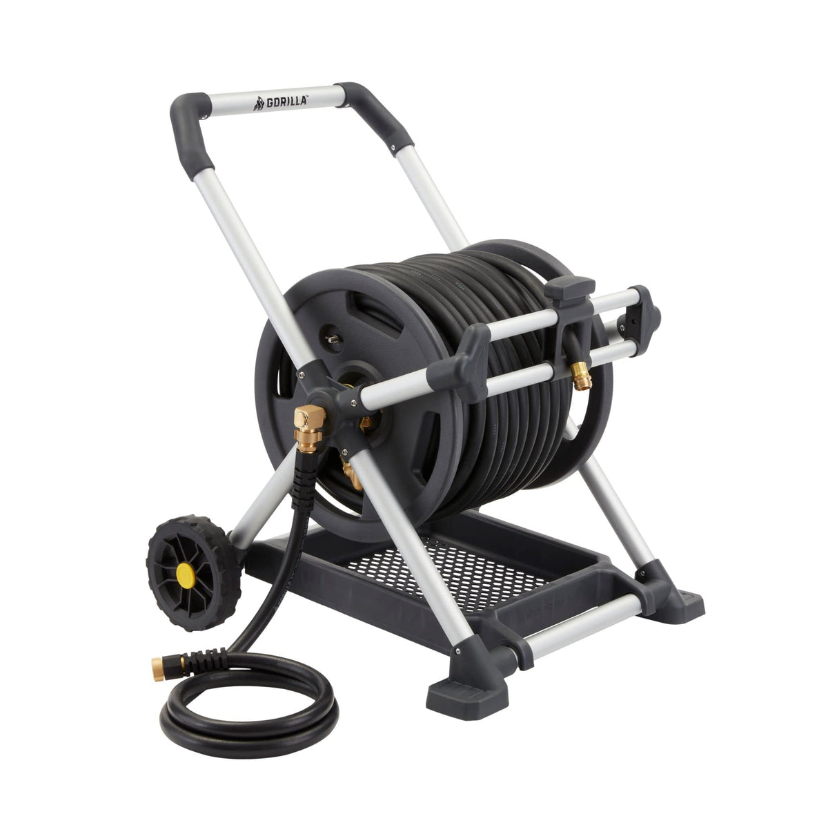 Gorilla 225’ Aluminum Zero-Rust Mobile Hose Reel
