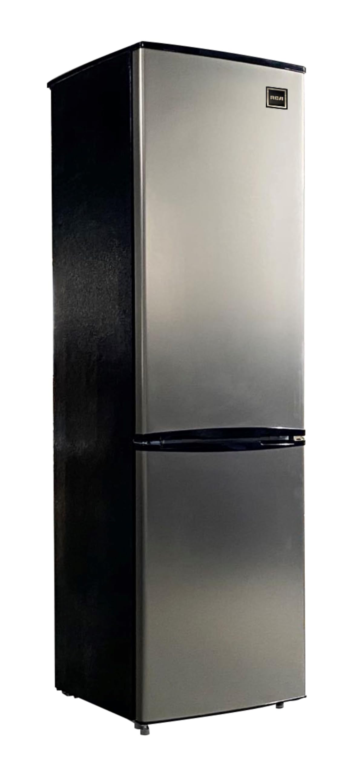 HAMILTON BEACH HBFR9004 RCA RFR9004 Cubic Foot Fridge with Bottom Mount Freezer, 9.2 cu. ft, Stainless