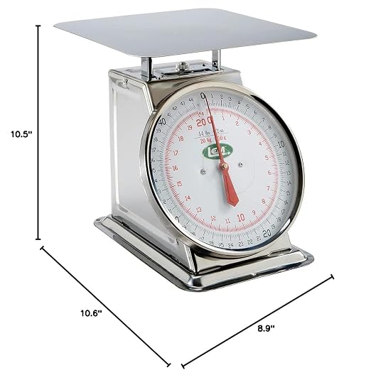 LEM Products 44 lb. Stainless Steel Scale, Silver