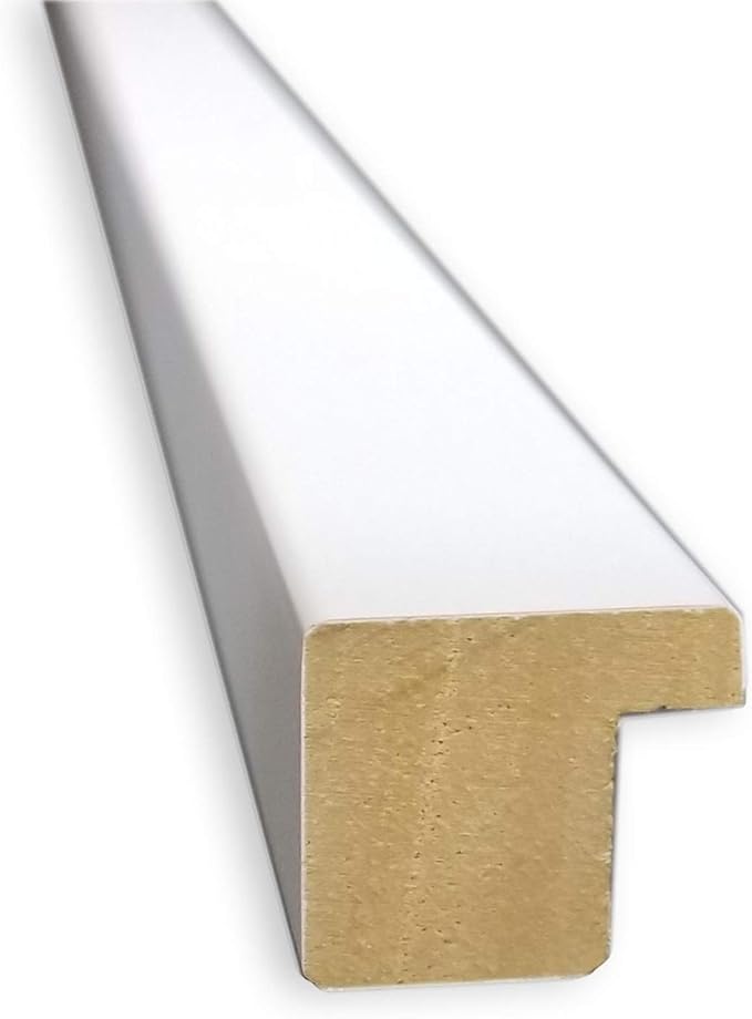 Amanti Art Natural Cork Board for Wall, 15x31 Vision Board with White Frame, Medium Corkboard Office Decor for Home Organization, Modern Corkboard Pinboard to Display Items for Home Organization in