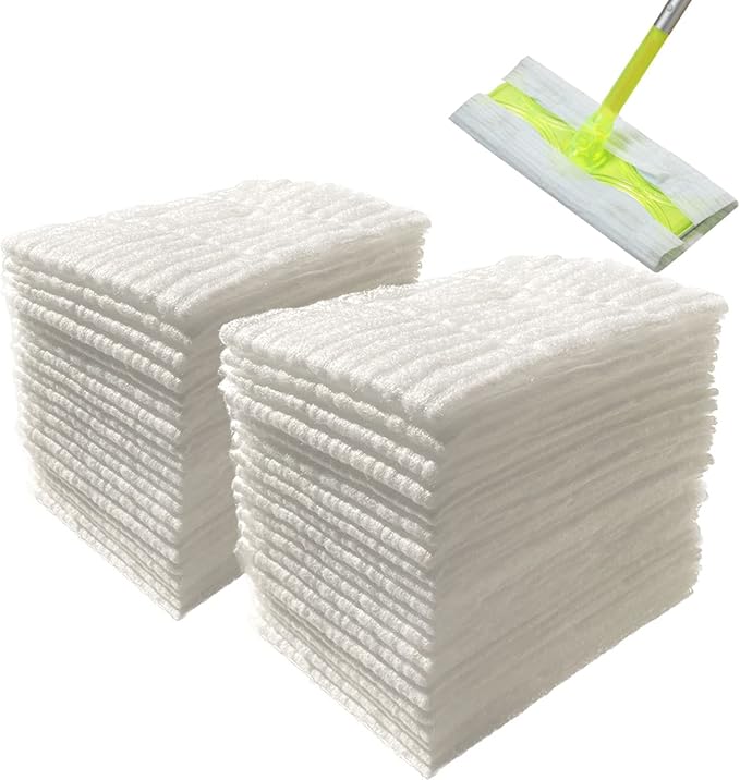 JEBBLAS Disposable Mop Cloth Dry Sweeping Pad for Floor Mop Sweeping Cloths Multi Surface Refills, 180 Count