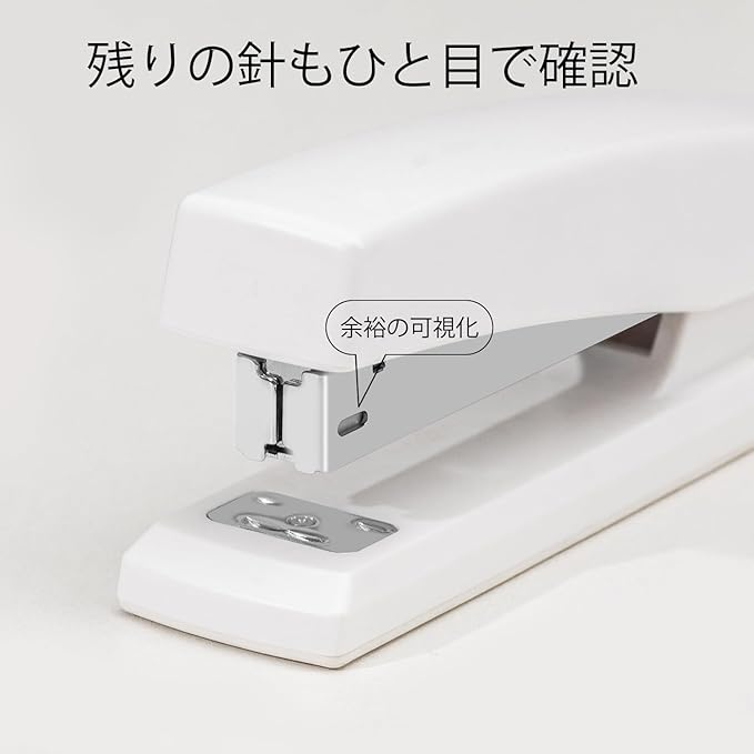 Deli Stapler, Desktop Stapler, Office Stapler, 25 Sheet Capacity, Includes 1000 Staples and Staple Remover, White