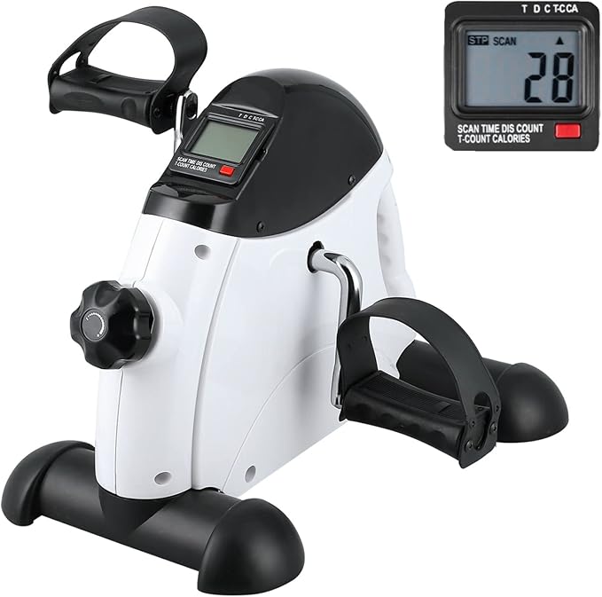 Mini Exercise Bike, Uten Under Desk Bike Pedal Exerciser, Peddler Exerciser