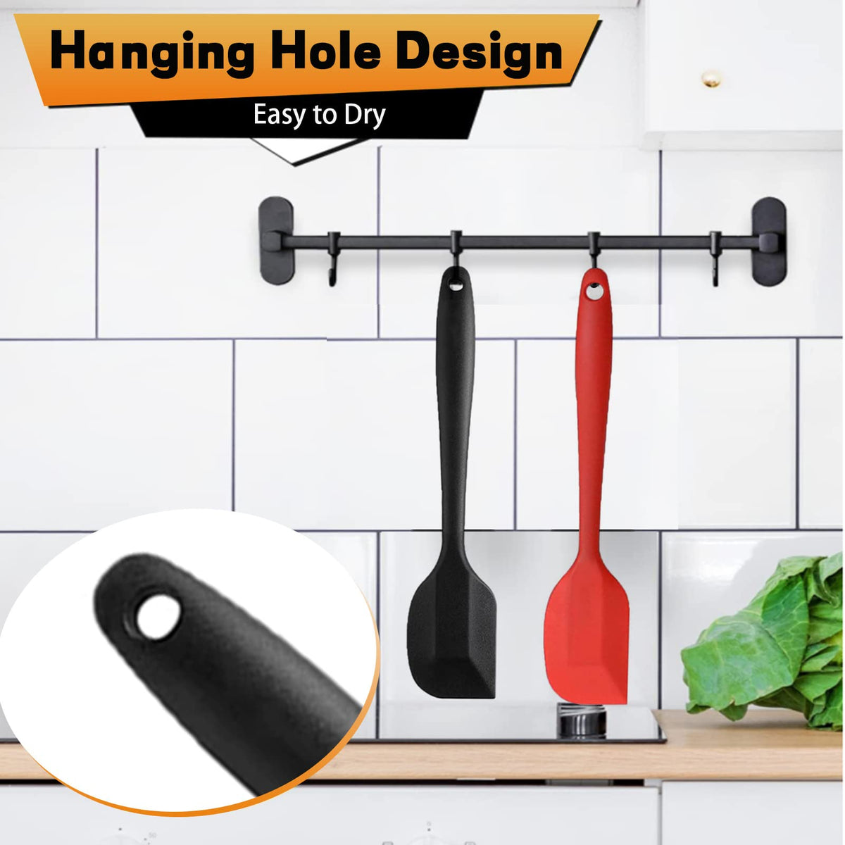 16 Pieces Silicone Spatula, 8.3 inch Small Spatulas Heat-Resistant Non-stick with Stainless Steel Core For Cake Cream Cooking Gadget
