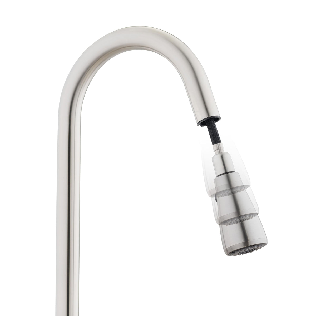 NEAT by TRINITY EcoStorage Stainless Steel Utility Sink, Oversized Freestanding Single Bowl Utility Sink, Pull-Out Faucet, Garage, Laundry Room, Business, NSF Certified, 40"W x 22"D x 50"H (NHA-0319)