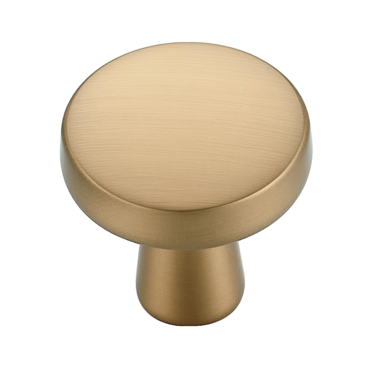 Ravinte 10 Pack Champagne Bronze Cabinet Knobs Mini Round Knobs Single Hole Solid Drawer Pulls for Dresser Drawers -1 Inch Diameter