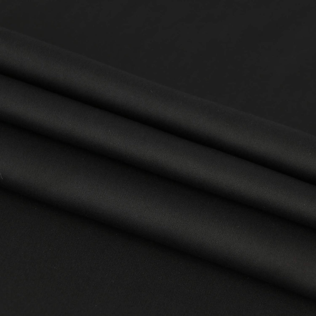 DWCN French Door Curtains – Rod Pocket Thermal Blackout Curtain for Doors with Glass Window, Kitchen and Patio Doors for Privacy, 54 X 72 Inches Long, 1 Curtain Panel with Tieback, Black