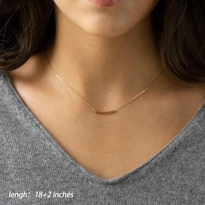 Turandoss Gold Layered Necklaces for Women - 14K Gold Plated Handmade Multilayer Bar Pearls Coin Disc Moon Butterfly Medallion Adjustable Dainty Layered Choker Necklaces for Women Jewelry