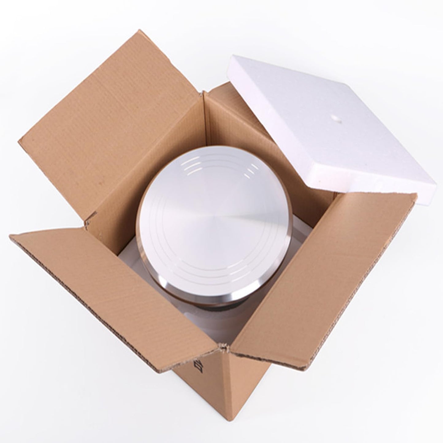 Rotating Cake Turntable, 14" Aluminum Revolving Cake Stand, Cake Spinner Display Tray Plate Tools Accessories for Baking Cupcakes, Pastries and Cake Decorations