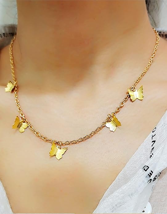 12pcs Chain Gold Bead Necklace Coin Moon Star Pearl Pendant Chain Choker Multilayer Necklace Leather Cord Set for Women Men Adjustable Gold Tone