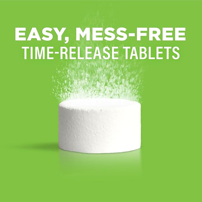 Affresh Washing Machine Cleaner, Helps Power Away Odor Causing Bacteria & Grime Deep Inside Pump, Valve & Hoses, 12 Time Release Tablets, 1 Year Supply
