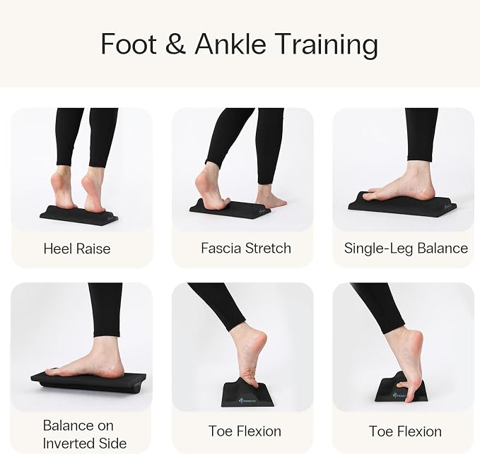 StrongTek XL Yoga Wedge & Foot Stretcher Set – Extra-Large Foam Incline Blocks + Plantar Fasciitis Relief Stretcher