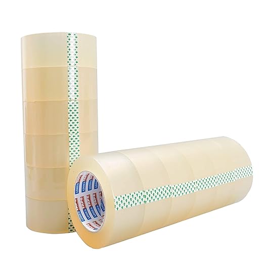 ADHES Packing Tape for Shipping Packaging Moving Boxes,1.88 in x 100 Yard x 2.6 Mil, 60 Rolls