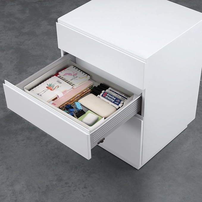 Letter Tray Letter Organizer Paper Tray, Desk Drawer Organizer for Office Supplies, Magazines, Folders, File,Notebooks, Stationery, Plastic Desk Tray for Desktop, for Home, Office, School, 1 Tier