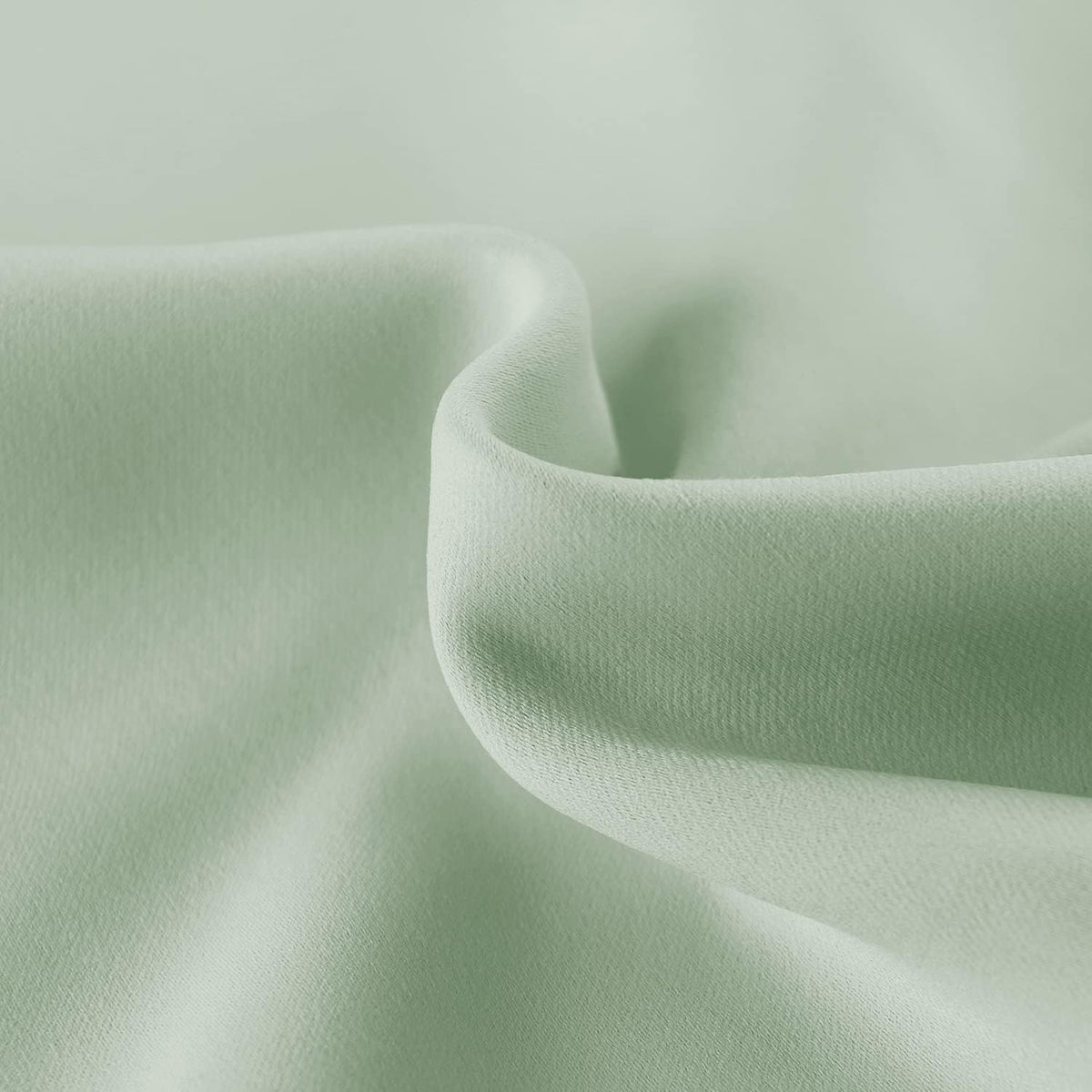 DWCN French Door Curtains – Rod Pocket Thermal Blackout Curtain for Doors with Glass Window, Kitchen and Patio Doors for Privacy, 54 X 72 Inches Long, 1 Curtain Panel with Tieback, Bean Green