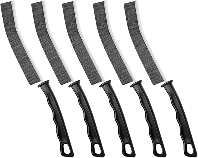 Crevice Cleaning Brush, Multifunctional Hard-Bristled Gap Scrub Brush, Gap Cleaning Tool, Home Essentials, Bathroom Cleaner Tools for Household Use, Kitchen, Window, Faucets, Toilet, Grout, Car, 5pcs