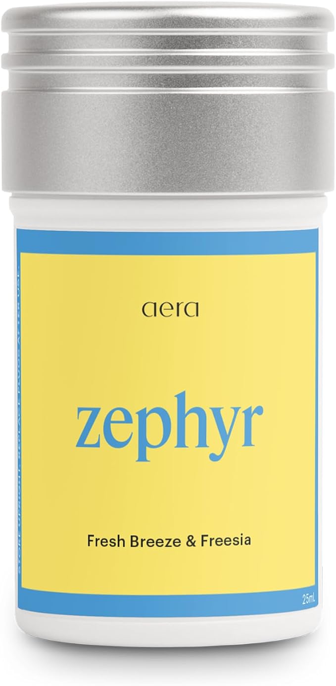 Aera Zephyr - Essential Oil for Home - Simple and Minimal Fragrance - Notes of Lotus Petals, Sandalwood and Lily of The Valley - Scent Refill - Works with The Aera Diffuser