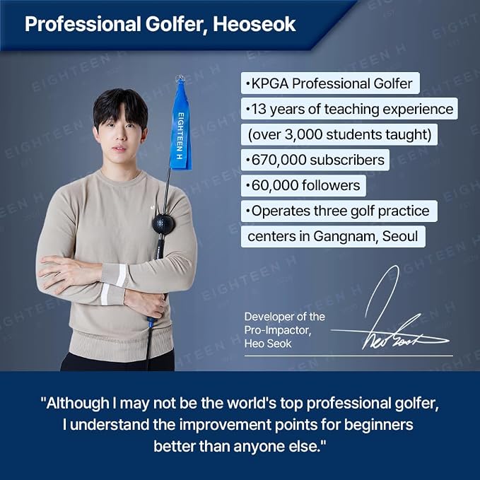 Fast Swing Golf Trainer Speed Distance Training Aid for Long Drives Pro Heoseok