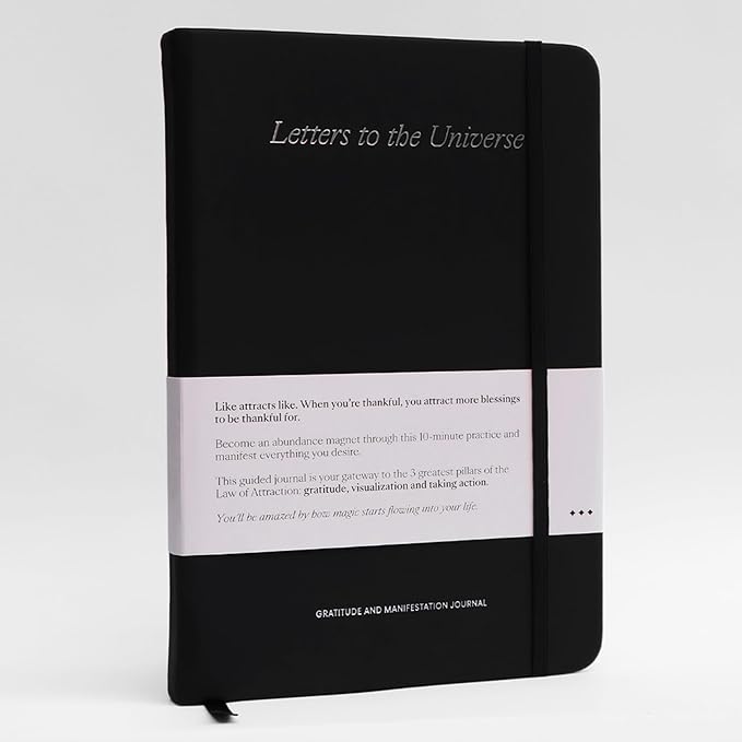 Daily Gratitude Journal (with 160 pages) | Letters to the Universe | Gratitude and Manifestation Journal | Thoughtful Spiritual Gift - English Version