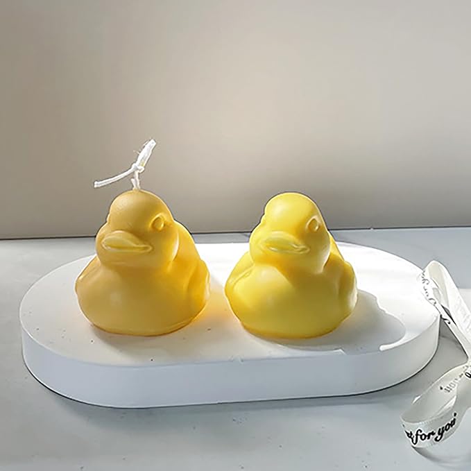 Duck Molds Duck Animal Resin Mold - Resin Casting Silicone Molds for Home Decor & Candle Making Wave Spiral Mold