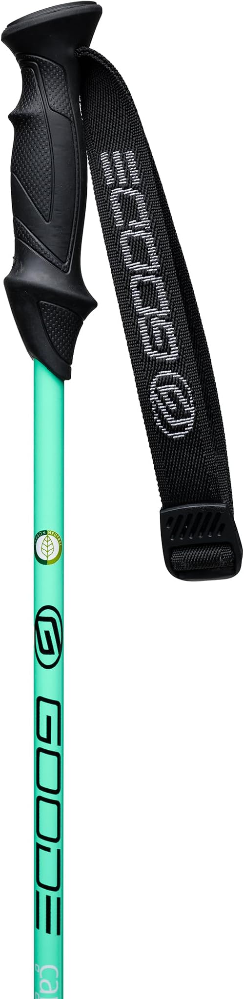 GOODE Carbon Neutral Ski Poles – Ultra-Lightweight & Durable Eco-Friendly Composite – High-Performance Shock Absorbing Downhill Ski Poles for Men & Women - Pair