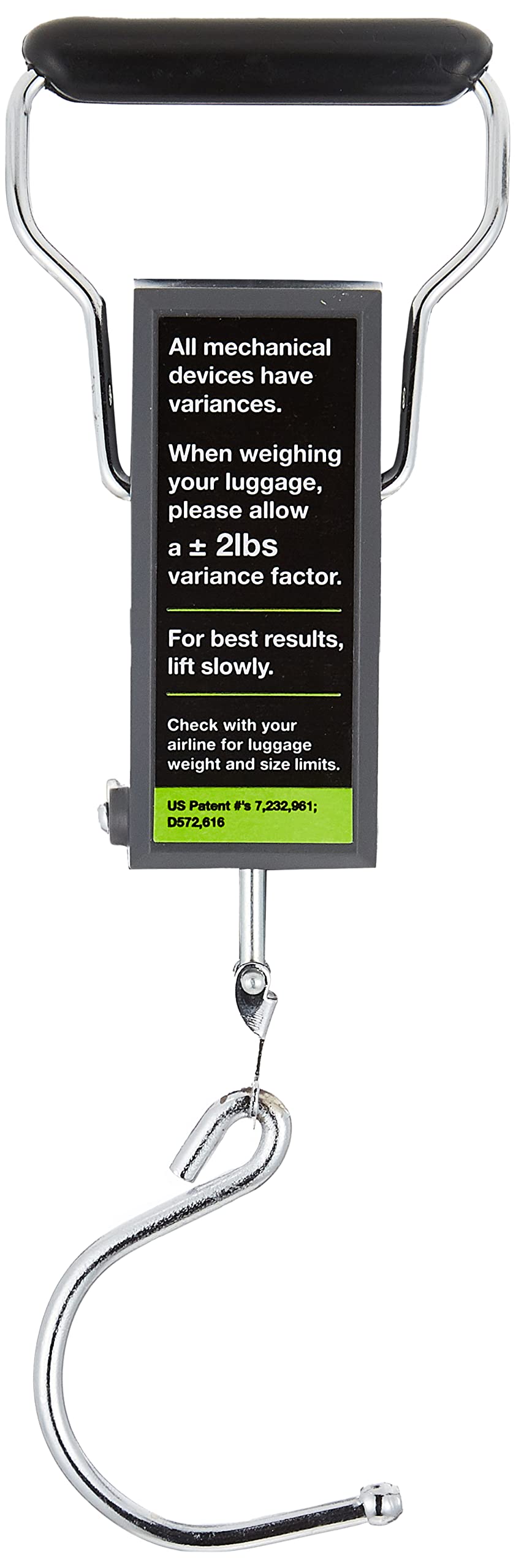 Travelon Stop and Lock Luggage Scale with Tape Measure
