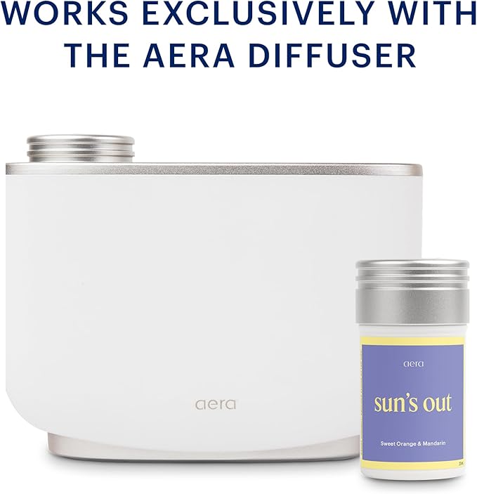 Aera Spa La La Home Fragrance Scent Refill - Notes of Peppermint and Rosemary - Works with The Aera Diffuser