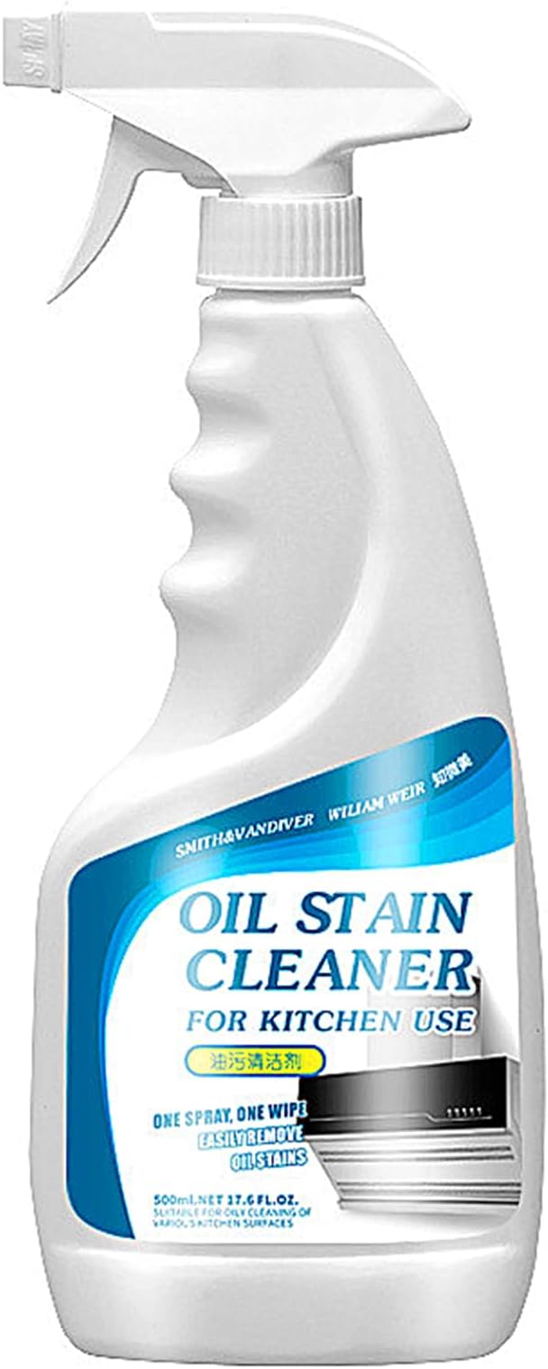 Oven cleaner Kitchen,Heavy Oil Cleaner, 2025 Upgrade Multipurpose Grease Remover, Durable Stain Cleaning Agent for Kitchen Surfaces, Portable Degreasing Spray 500ML