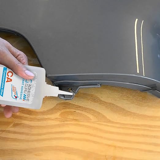 Adhesive Guru Super Glue (4x0.9 oz) for Plastic, Metal, Leather, Ceramic - Fast Adhesive for Woodworking, Hobby Models, Carpentry - 4 Pack