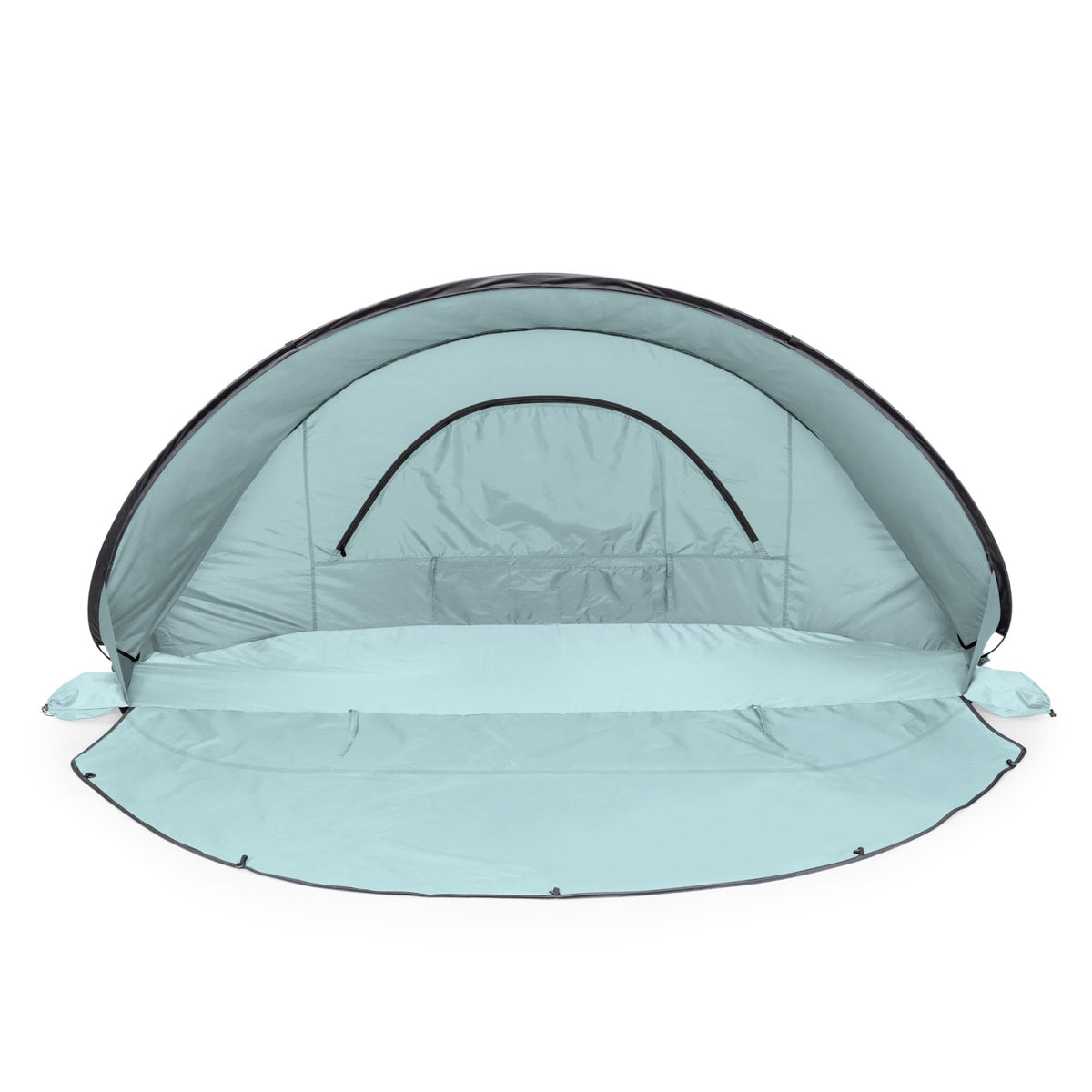 PICNIC TIME Manta Portable Beach Tent, Pop Up Tent, Beach Sun Shelter Pop Up, Beach Umbrella (Light Blue)
