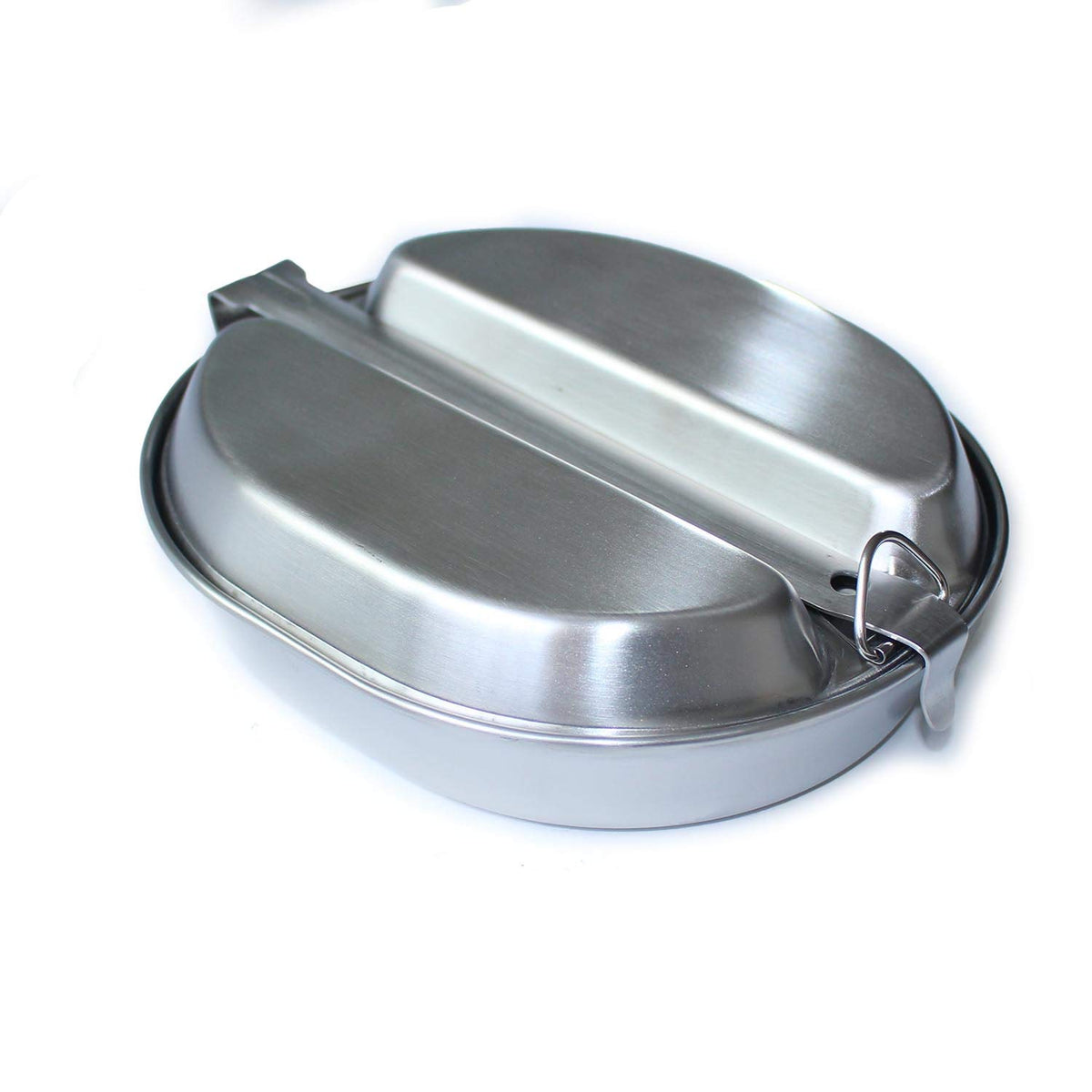 ANQIAO Reproduction WW2 US Military Mess Kits G.I. Lunch Box Stainless Material Collection Outdoor Sports