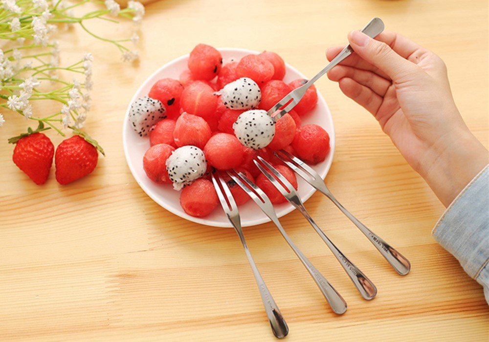Crab Stainless Steel Forks,Escargot Fork 2 Prong Tasting Appetizer Forks Portable Cocktail Salad Fruit Forks for Party Travel, 5 Inches (15Pcs)