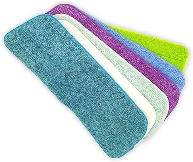 Replacement Mop Head Replacement Microfiber Mop Head Set of 2 per Pack [2 Packs]